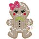 Gingerbread Girl 2 Applique | Machine Embroidery Designs by JuJu