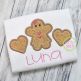 Gingerbread Girl Hearts Trio Applique | Machine Embroidery Designs by JuJu