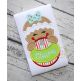 Gingerbread Girl Ornament Peeker Applique | Machine Embroidery Designs by JuJu