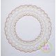 Gingerbread Motif Circle Frame Embroidery | Machine Embroidery Designs by JuJu