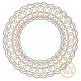Gingerbread Motif Circle Frame Embroidery | Machine Embroidery Designs by JuJu