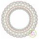 Gingerbread Motif Circle Frame Embroidery | Machine Embroidery Designs by JuJu