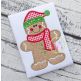 Gingerbread Santa Boy Applique | Machine Embroidery Designs by JuJu