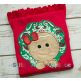 Gingerbread Girl Scallop | Machine Embroidery Designs by JuJu/ Stitch Away Applique 