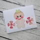 Gingerbread Trio Girl Sketch Embroidery | Machine Embroidery Designs by JuJu