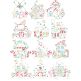 Gingerbread Village Vintage Stitch Machine Embroidery Designs by JuJu