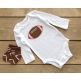 Girly Football Applique | Machine Embroidery Designs by JuJu