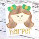 Leprechaun Girl | Machine Embroidery Designs by JuJu