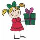 Stix Family Christmas Filled Machine Embroidery Designs by JuJu