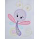 Girly Dragonfly Sketch Embroidery | Machine Embroidery Designs by JuJu