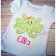 Girly Octopus Applique | Machine Embroidery Designs by JuJu