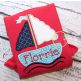 Girly Sailboat Applique | Machine Embroidery Designs by JuJu