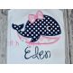 Girly Whale Applique | Machine Embroidery Designs by JuJu