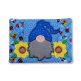 ITH Gnome Sunflower Mug Rug