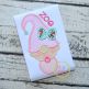 Gnome Baby Girl Applique Design | Machine Embroidery Designs by JuJu