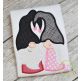 Gnome Couple Applique Design | Machine Embroidery Designs by JuJu