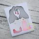 Gnome Couple Sketch Embroidery Design | Machine Embroidery Designs by JuJu