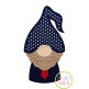 Gnome Dad Applique Design | Machine Embroidery Designs by JuJu