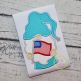 Gnome With Flag Applique | Machine Embroidery Designs by JuJu