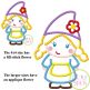 Gnome Girl Applique | Machine Embroidery Designs by JuJu