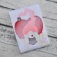 Gnome in Heart Girl Sketch Embroidery Design | Machine Embroidery Designs by JuJu