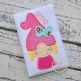 Gnome Little Girl Applique Design | Machine Embroidery Designs by JuJu