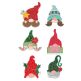 Christmas Gnome Peekers Applique Machine Embroidery Designs by JuJu 