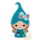 Gnome Teen Girl Applique Design | Machine Embroidery Designs by JuJu