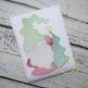 Gnome with Tree Sketch Embroidery | Machine Embroidery Designs by JuJu