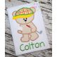 Golf Bear Applique | Machine Embroidery Designs by JuJu