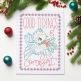 Christmas Greeting Cards 20 | Machine Embroidery Designs by JuJu