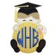 Grad Peeker Boy Applique | Machine Embroidery Designs by JuJu