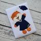 Graduation Fox Applique | Machine Embroidery Designs by JuJu
