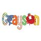 Daisy Doodle Bean Stitch Applique Alphabet | Machine Embroidery Designs by JuJu