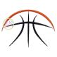 Half Basketball | Machine Embroidery Designs by JuJu