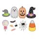 Halloween Alphabet Embellishment Kit | Machine Embroidery Designs by JuJu