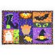 In The Hoop Halloween Placemat 2 | Machine Embroidery Designs by JuJu
