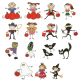 The Stix Kids Trick or Treat Machine Embroidery Designs by JuJu