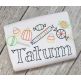 Halloween Candy Border Bean Embroidery | Machine Embroidery Designs by JuJu