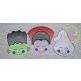 Halloween Trio Boy Sketch | Machine Embroidery Designs by JuJu