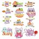 Halloween Word Art Machine Embroidery Designs by JuJu
