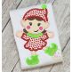 Happy Elf Girl Applique | Machine Embroidery Designs by JuJu
