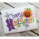 Happy Halloween Jack O Lantern Applique | Machine Embroidery Designs by JuJu