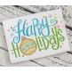 Happy Holidays Embroidery | Machine Embroidery Designs by JuJu