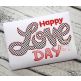 Happy Love Day Bean Applique | Machine Embroidery Designs by JuJu