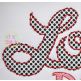 Happy Love Day Bean Applique | Machine Embroidery Designs by JuJu