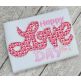 Happy Love Day Bean Applique | Machine Embroidery Designs by JuJu