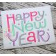 Happy New Year Embroidery | Machine Embroidery Designs by JuJu