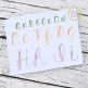 Hard Candy Striped Bean Stitch Embroidery Font | Machine Embroidery Designs by JuJu