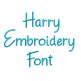 Harry Embroidery Font | Machine Embroidery Designs by JuJu